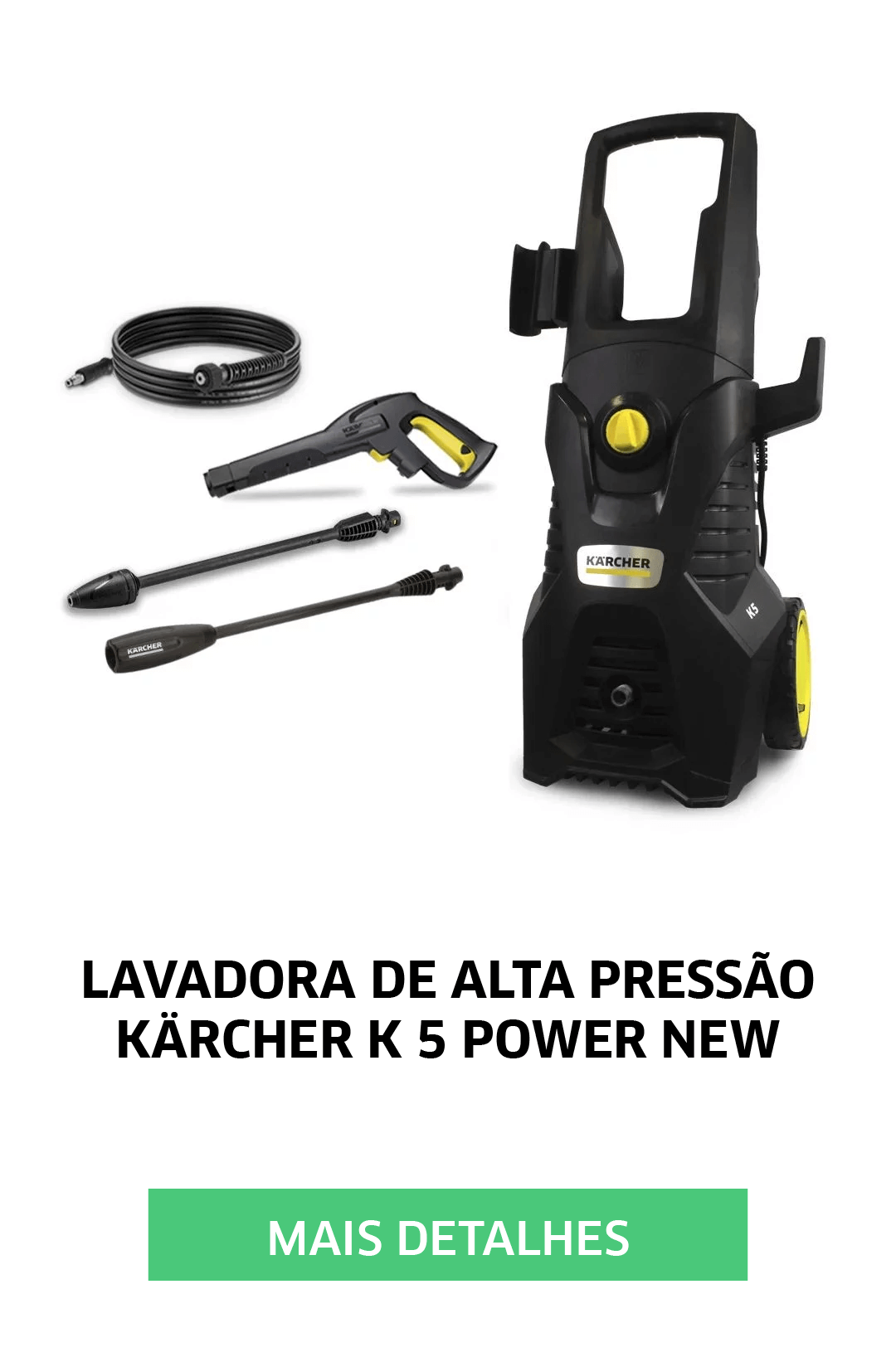 LAVADORA DE ALTA PRESSÃO KARCHER K 5 POWER NEW