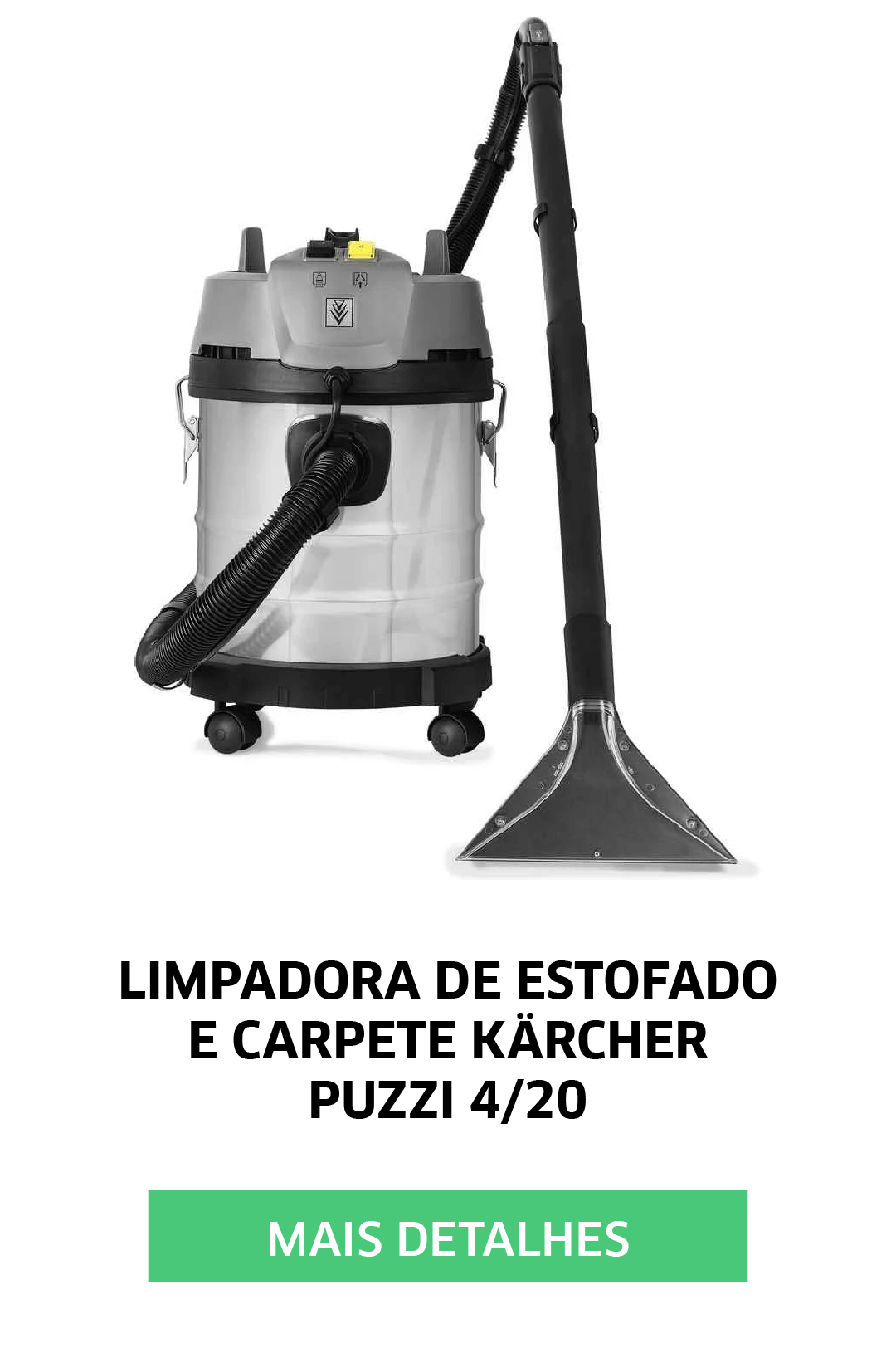 LIMPADORA DE ESTOFADO E CARPETE KARCHER PUZZI 4/20