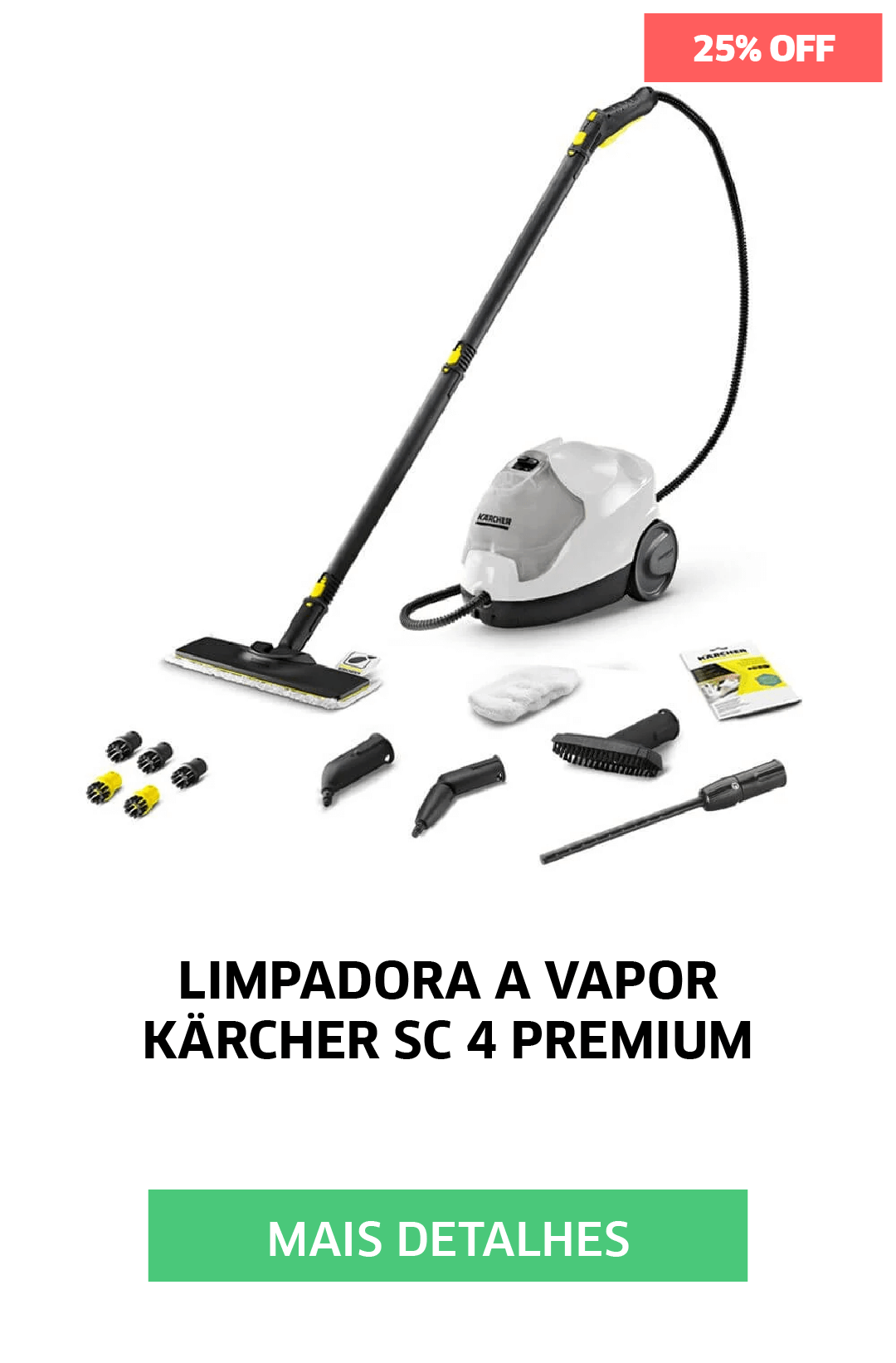 LIMPADORA VAPOR KARCHER SC 4 PREMIUM