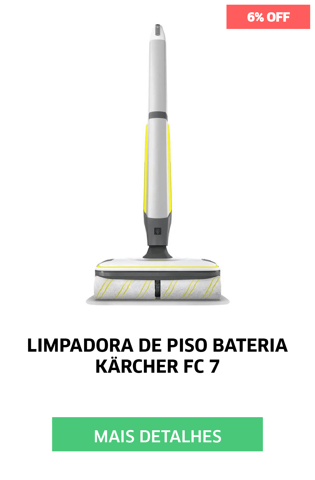 LIMPADORA DE PISO BATERIA KARCHER FC 7