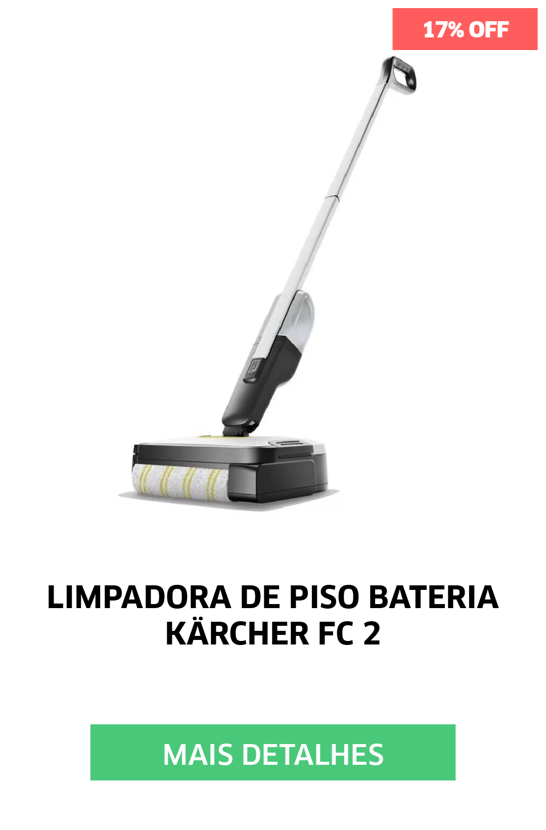 LIMPADORA DE PISO BATERIA KARCHER FC 2