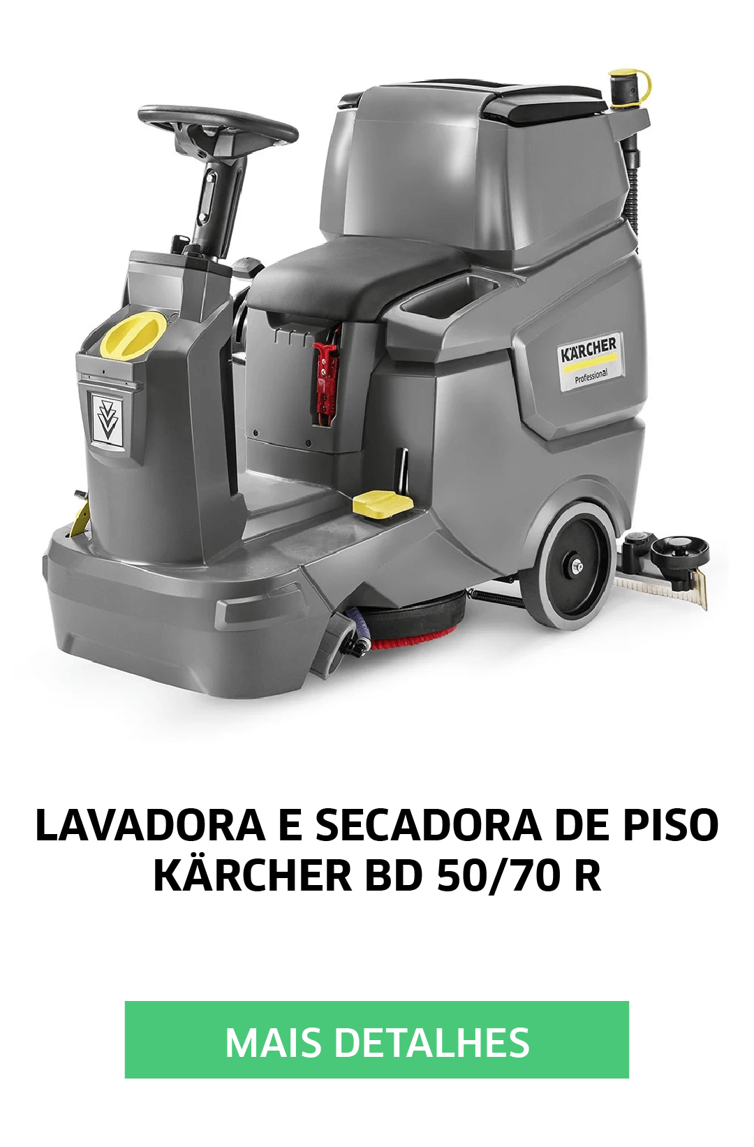 LAVADORA E SECADORA DE PISO KARCHER BD 50/70 R