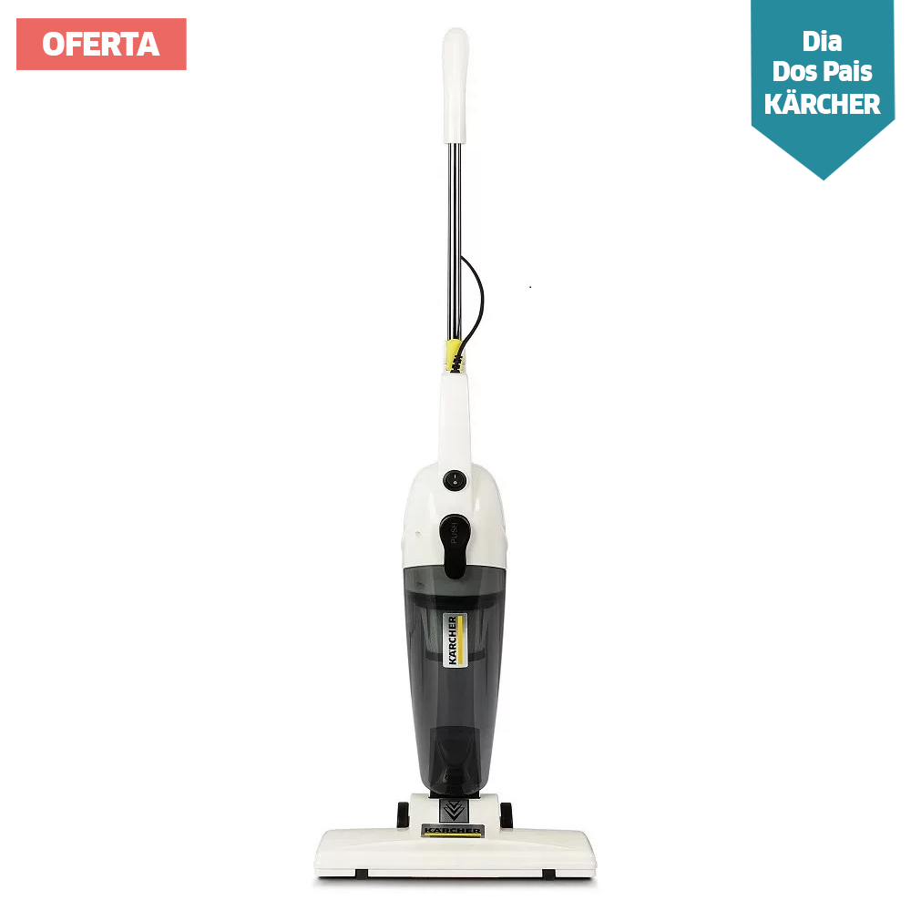 ASPIRADOR DE PÓ VERTICAL 2 EM 1 KARCHER VCL 1 COM FILTRO HEPA