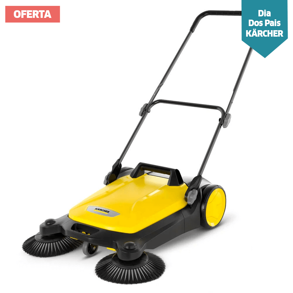 VARREDEIRA MANUAL KARCHER S4 TWIN COM 3 ESCOVAS