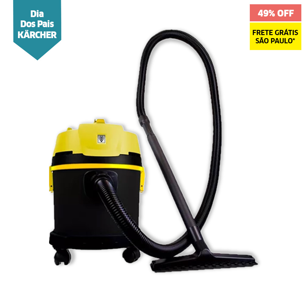 ASPIRADOR DE PÓ E ÁGUA KARCHER NT BLACK 1300 TURBO