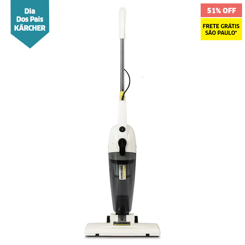 ASPIRADOR DE PÓ VERTICAL 2 EM 1 KARCHER VCL 1 COM FILTRO HEPA