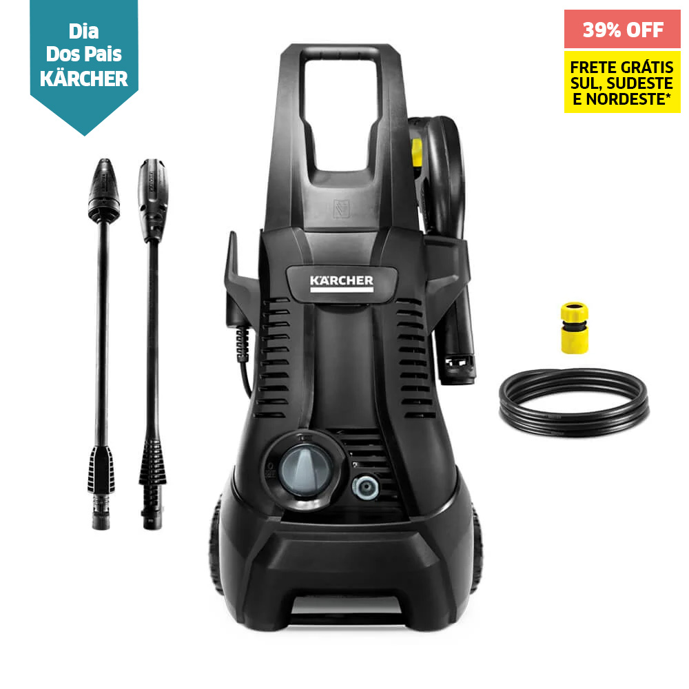 LAVADORA DE ALTA PRESSÃO KARCHER K 2 PLUS TURBO