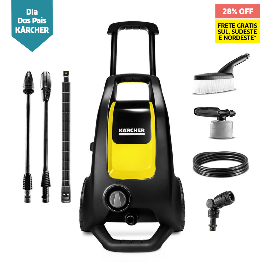 LAVADORA DE ALTA PRESSÃO KARCHER K3 FORCE CAR