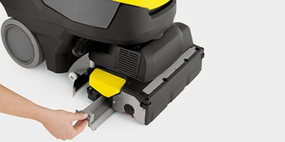 Sistema de limpaza máquina de limpar pisos compacta
